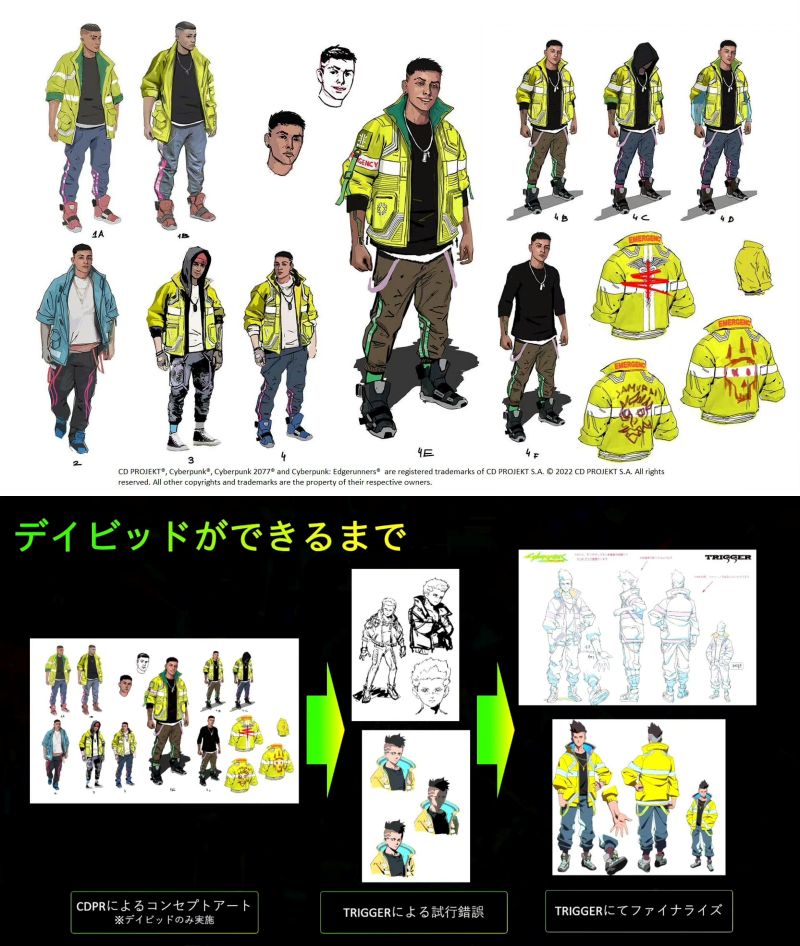 เผยโฉมแรกของ David ใน Cyberpunk: Edgerunners ที่ออกแบบโดย CDPR