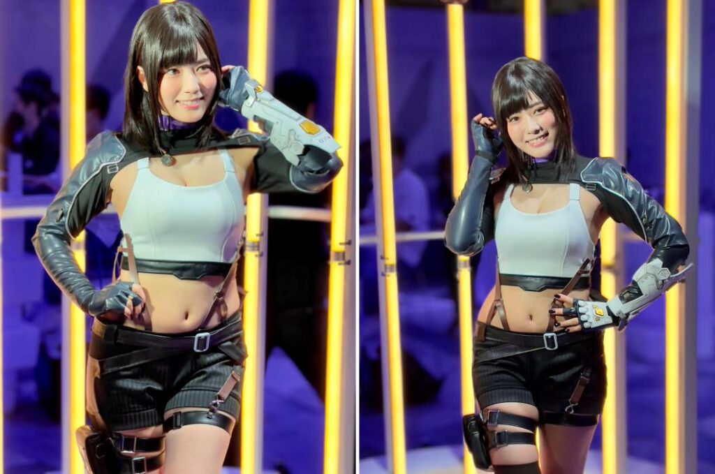Sinonome Umi นางแบบกราเวียร์ผู้หลงใหลกันดั้มบุกงาน TGS2022 4 Sinonome Umi นางแบบกราเวียร์ผู้หลงใหลกันดั้มบุกงาน TGS2022