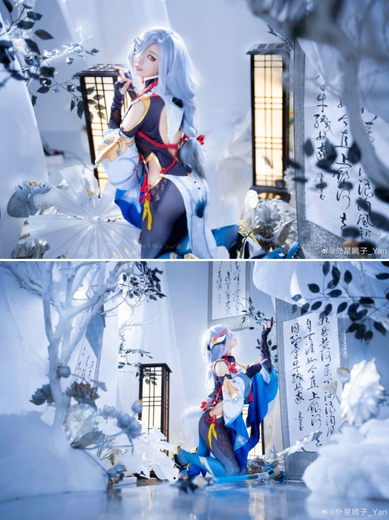 คอสเพลย์ Shenhe สวยเด่นงามตา 5 คอสเพลย์ Shenhe สวยเด่นงามตา