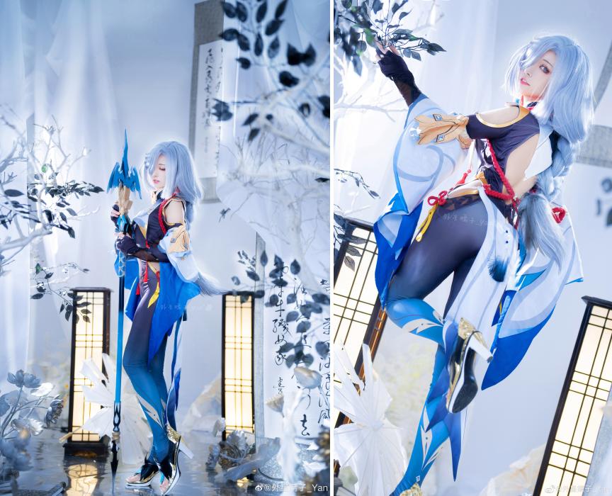 คอสเพลย์ Shenhe สวยเด่นงามตา 3 คอสเพลย์ Shenhe สวยเด่นงามตา
