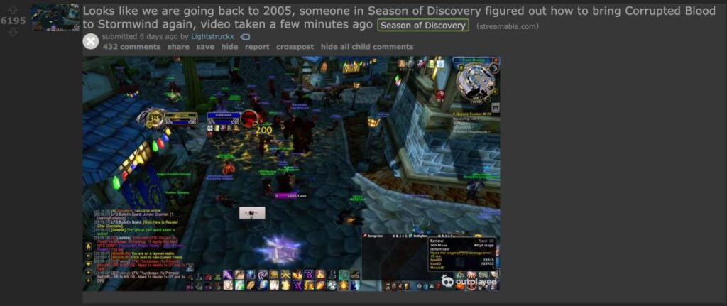 Warcraft Blood Plague 2024