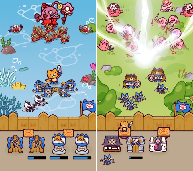 Cat Castle! เปิดให้บริการบนสโตร์ต่างประเทศแล้ว 2 Cat Castle!