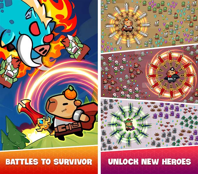 Capybara.io: Battle Survivor เปิดให้บริการบนสโตร์ไทยแล้ว 2 Capybara