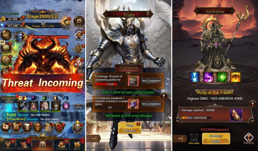 Light and Dark War เกมมือถือ Idle RPG เล่นแนวตั้ง 5 Light and Dark War Launches