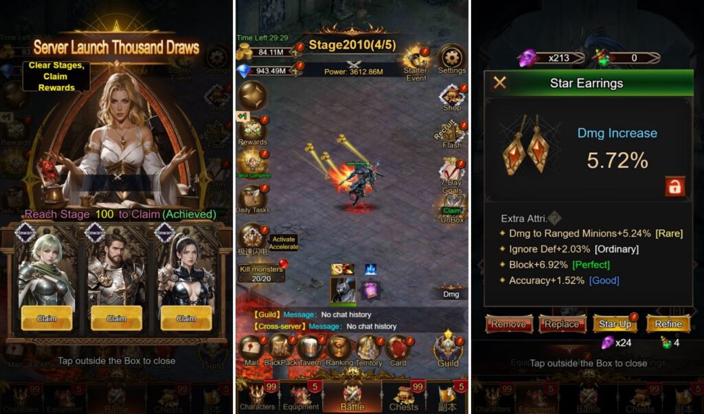 Light and Dark War เกมมือถือ Idle RPG เล่นแนวตั้ง 6 Light and Dark War Launches