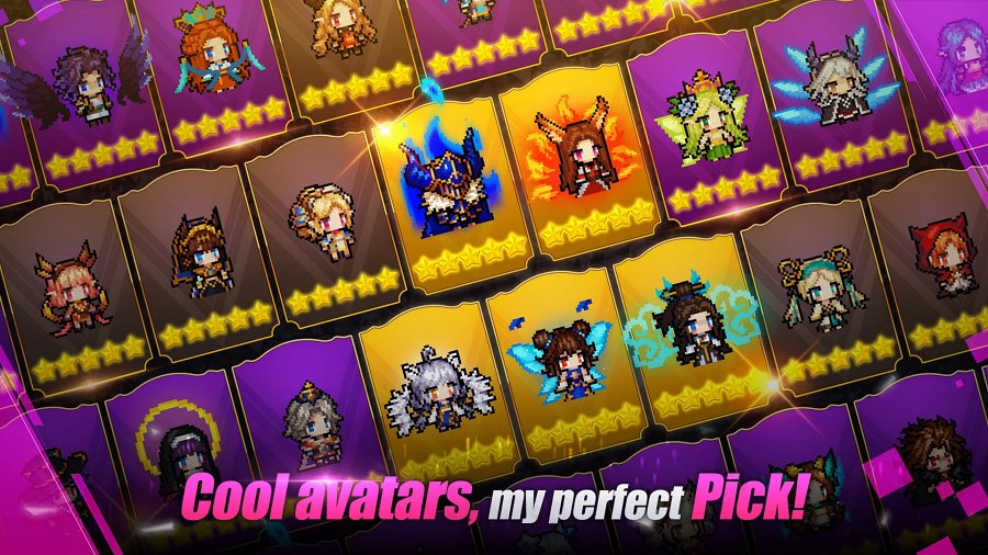 Pixel Heroic Legend เกมมือถือ Idle Party จัดทีมหลากหลายคลาสออกผจญภัย 6 Pixel Heroic Legend Announced