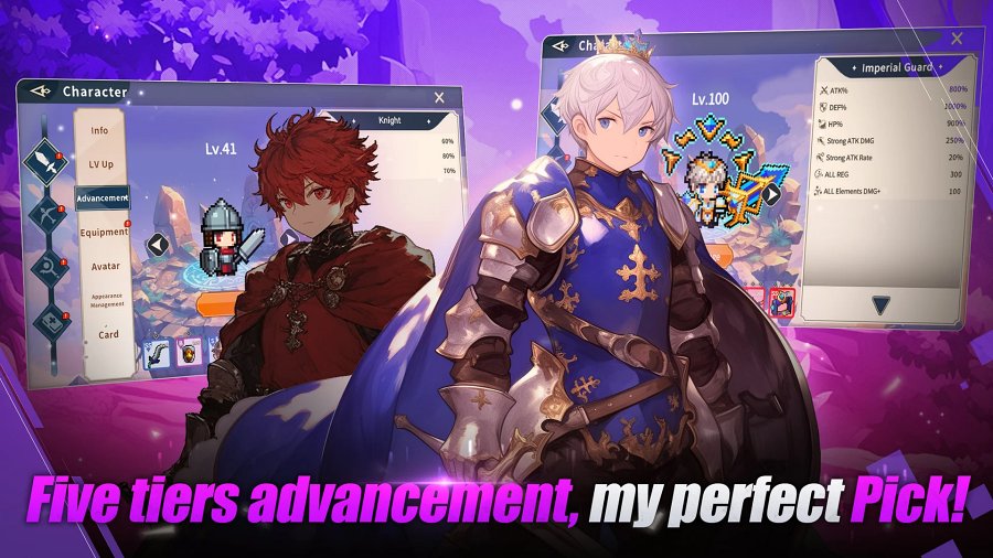 Pixel Heroic Legend เกมมือถือ Idle Party จัดทีมหลากหลายคลาสออกผจญภัย 11 Pixel Heroic Legend Announced