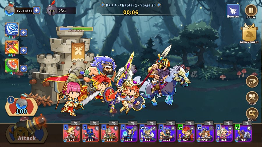 Castle War Defense เกมมือถือ Tower Defense กราฟิกการ์ตูนสวยงาม 4 Castle War Defense Launches