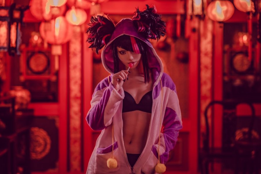คอสเพลย์ Juri จาก Street Fighter VI ฝีมือ Mamichi 6 Street Fighter VI Cosplay by Mamichi