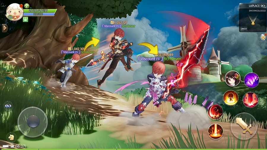 Tales of Wind: Radiant Rebirth เกมแอ็กชั่น MMORPG ออกผจญภัยในกราฟิกอลังการบนมือถือและพีซี 7 Tales of Wind: Radiant Rebirth Announced