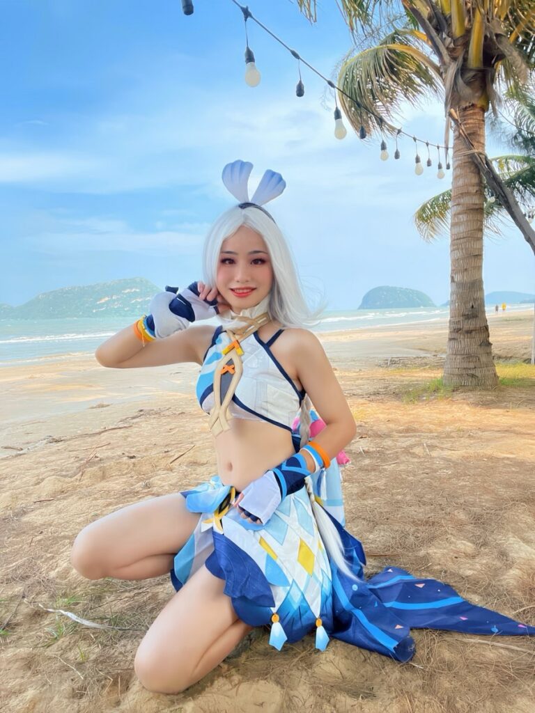 คอสเพลย์ Mualani จาก Genshin Impact ที่แสนสดใสจากสาวไทย 7 Mualani Genshin Impact Cosplay by Miki