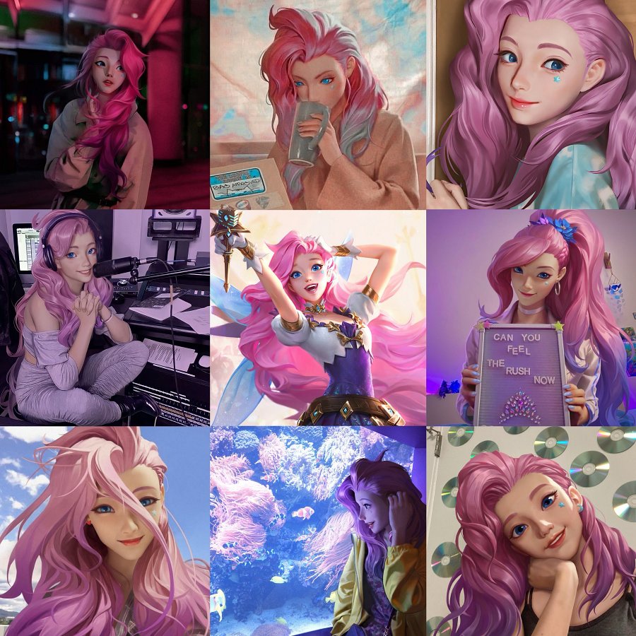 คุณมินาโกะกับการแปลงโฉมเป็น Seraphine จาก League of Legends 3 Seraphine League of Legends Cosplay by Minako