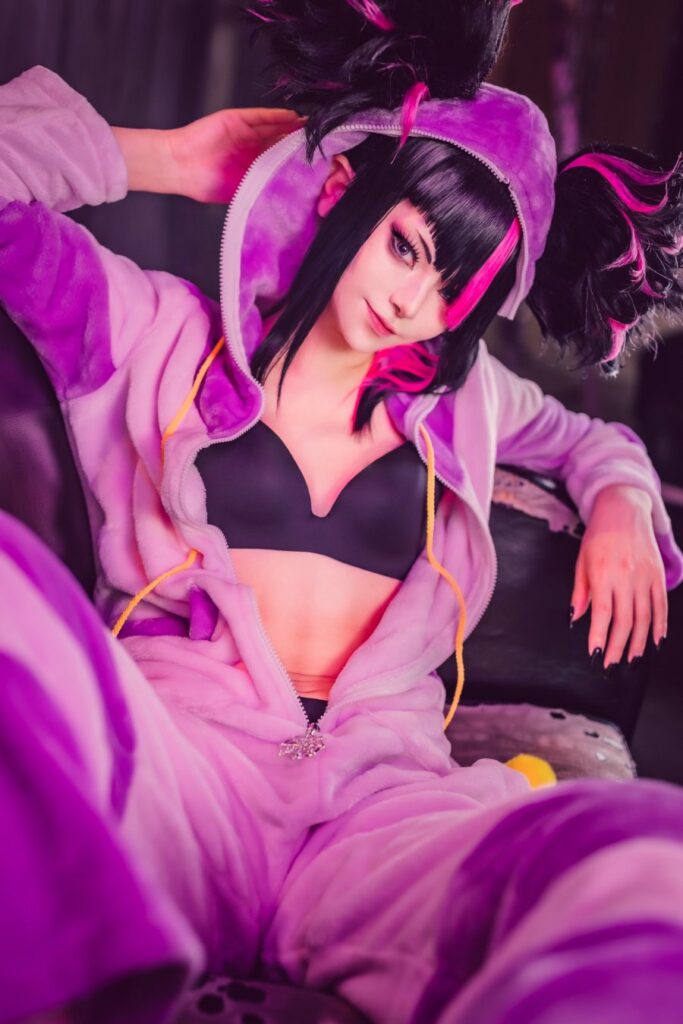 คอสเพลย์ Juri จาก Street Fighter VI ฝีมือ Mamichi 4 Street Fighter VI Cosplay by Mamichi