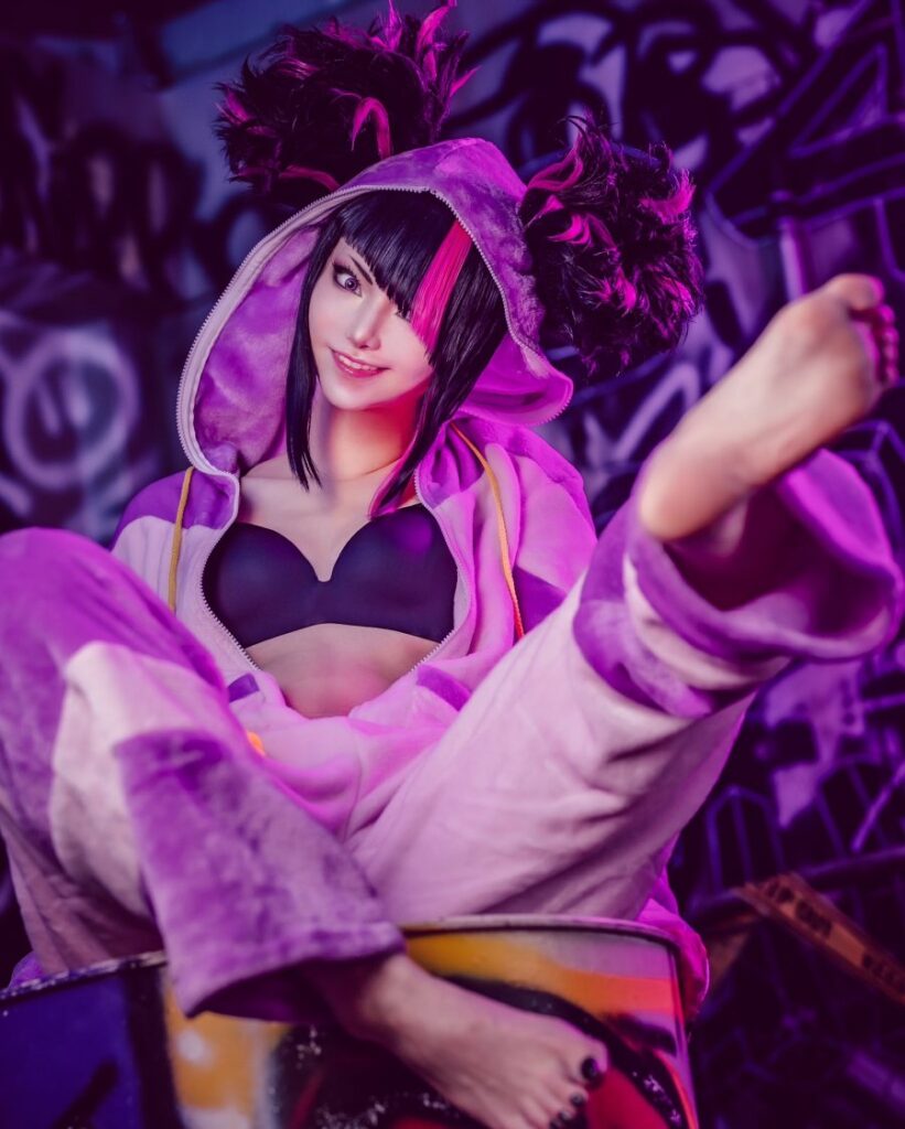คอสเพลย์ Juri จาก Street Fighter VI ฝีมือ Mamichi 5 Street Fighter VI Cosplay by Mamichi