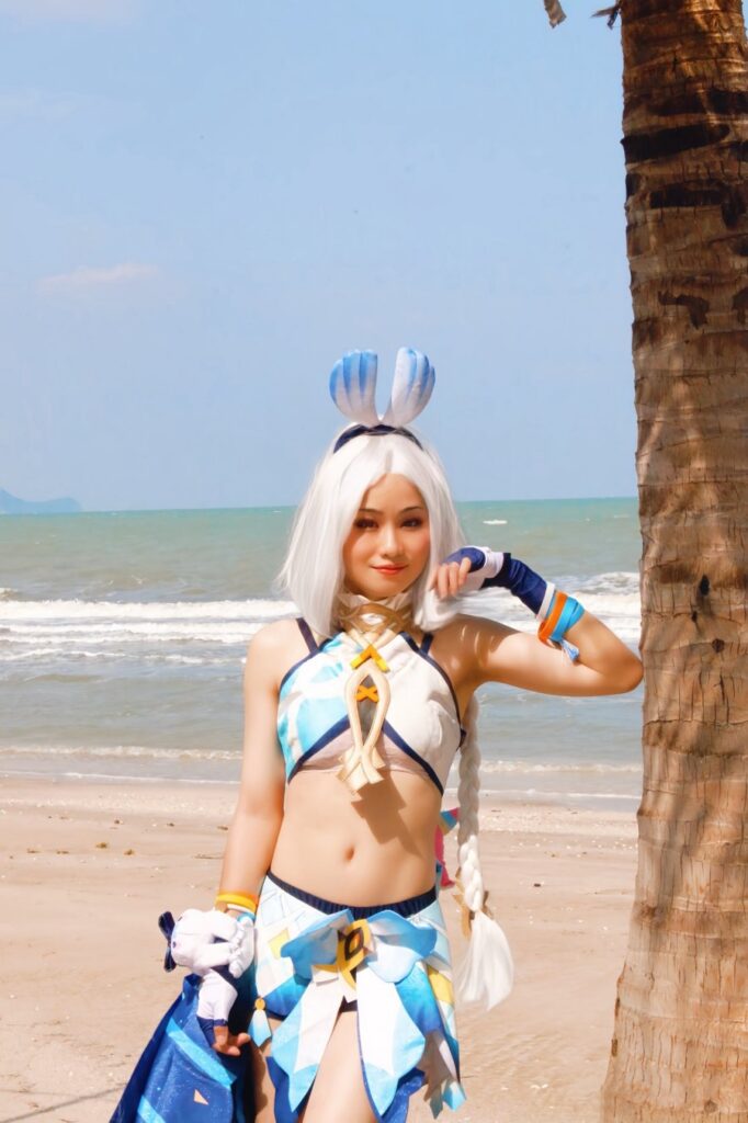 คอสเพลย์ Mualani จาก Genshin Impact ที่แสนสดใสจากสาวไทย 9 Mualani Genshin Impact Cosplay by Miki