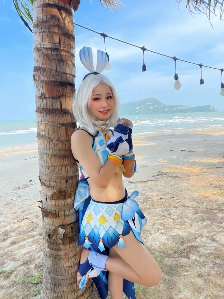 คอสเพลย์ Mualani จาก Genshin Impact ที่แสนสดใสจากสาวไทย 10 Mualani Genshin Impact Cosplay by Miki