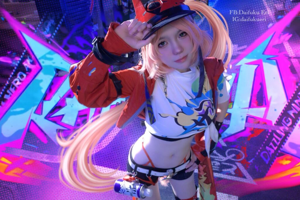คุณเชอริชสวมบทเป็น Rappa จาก Honkai: Star Rail 2 Rappa Honkai: Star Rail Cosplay by Daifuku Eri