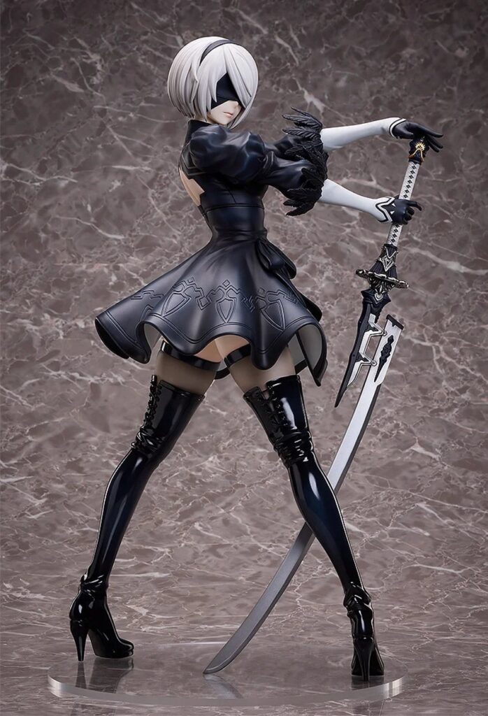 ฟิกเกอร์ 2B จาก NieR: Automata ที่มาพร้อมท่าโพสสุดเท่ 3 2B NieR: Automata Pre Order Open