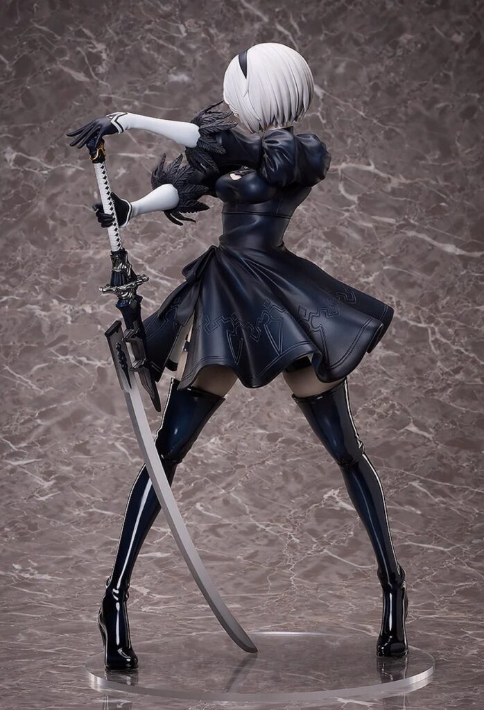ฟิกเกอร์ 2B จาก NieR: Automata ที่มาพร้อมท่าโพสสุดเท่ 5 2B NieR: Automata Pre Order Open