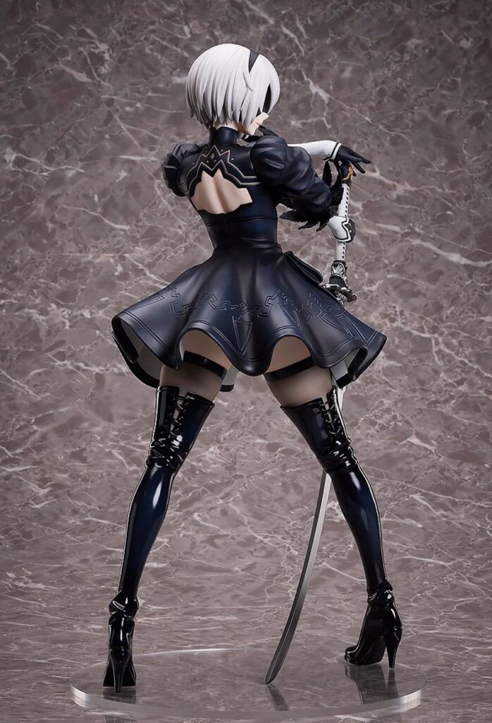 ฟิกเกอร์ 2B จาก NieR: Automata ที่มาพร้อมท่าโพสสุดเท่ 6 2B NieR: Automata Pre Order Open