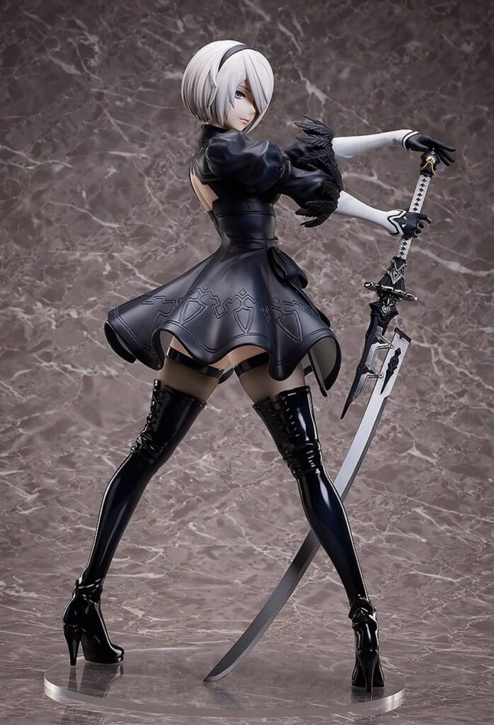 ฟิกเกอร์ 2B จาก NieR: Automata ที่มาพร้อมท่าโพสสุดเท่ 8 2B NieR: Automata Pre Order Open