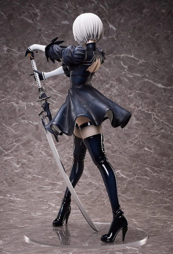 ฟิกเกอร์ 2B จาก NieR: Automata ที่มาพร้อมท่าโพสสุดเท่ 9 2B NieR: Automata Pre Order Open