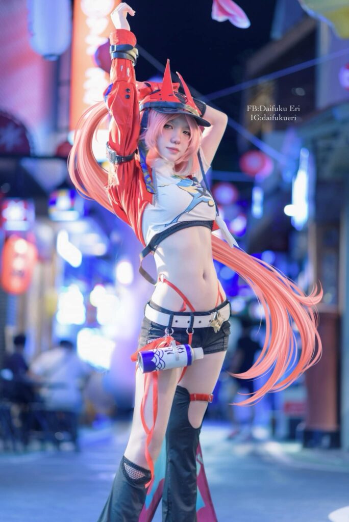 คุณเชอริชสวมบทเป็น Rappa จาก Honkai: Star Rail 10 Rappa Honkai: Star Rail Cosplay by Daifuku Eri