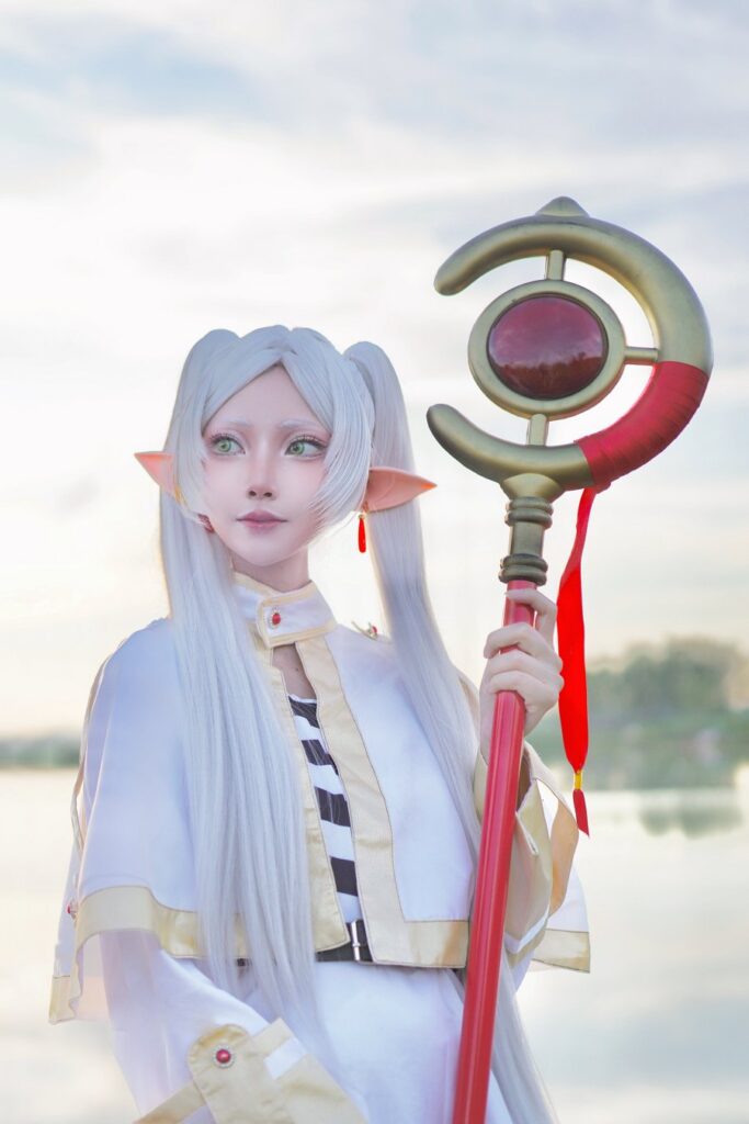 สาวไทยแต่งคอสเพลย์เป็น Frieren จาก Frieren: Beyond Journey's End 3 Frieren Frieren: Beyond Journey's End Cosplay by Chiro