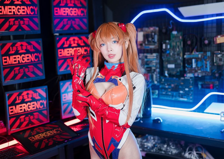 คอสเพลย์ Asuka จาก Evangelion ในชุดปลั๊กสูทสุดเซ็กซี่ฝีมือคุณเซียร์ 2 Asuka Evangelion Cosplay by Unicorn Cosplay