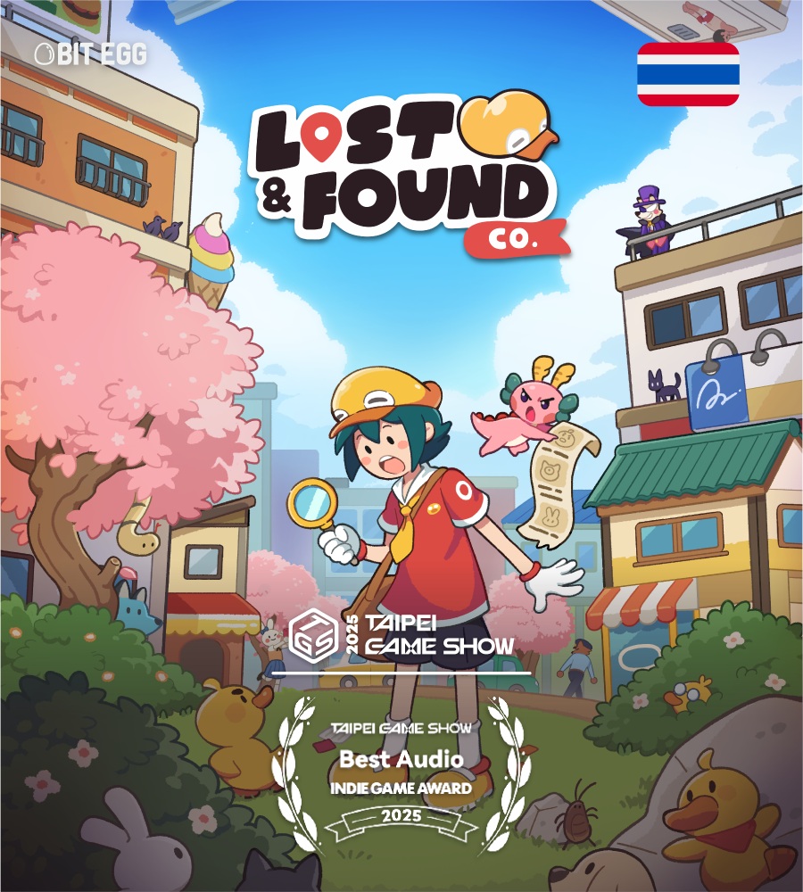 เกมอินดี้ไทย Lost and Found Co. เข้าชิงรางวัล Best Audio เวที Indie Game Award 2025 2 เกมอินดี้ไทย Lost and Found Co. เข้าชิงรางวัล Best Audio เวที Indie Game Award 2025