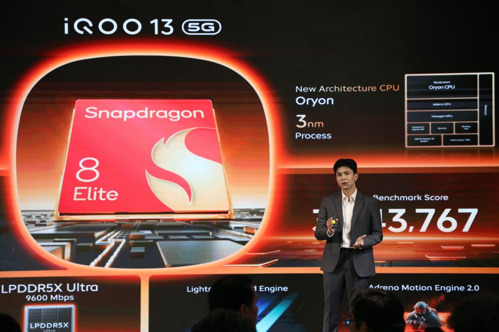 iQOO 13 5G เปิดประสบการณ์ที่เหนือกว่ากับชิปเซ็ต Snapdragon 8 Elite 3 iQOO 13 5G เปิดประสบการณ์ที่เหนือกว่ากับชิปเซ็ต Snapdragon 8 Elite