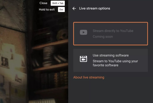 Stadia เพิ่มฟีเจอร์ไลฟ์สตรีมผ่าน YouTube โดยตรง 2 Stadia เพิ่มฟีเจอร์ไลฟ์สตรีมผ่าน YouTube โดยตรง