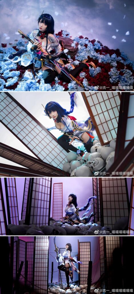 เมื่อสาวจีนเปลี่ยนโฉมตัวเองเป็นเทพสายฟ้า ‘Raiden Shogun’ 3 เมื่อสาวจีนเปลี่ยนโฉมตัวเองเป็นเทพสายฟ้า ‘Raiden Shogun’
