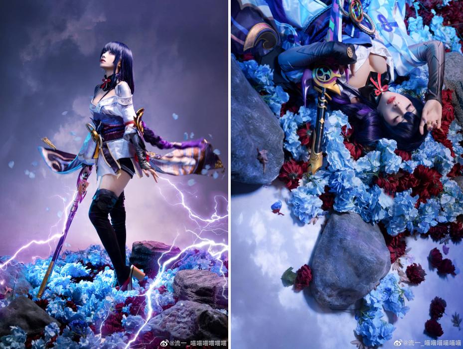 เมื่อสาวจีนเปลี่ยนโฉมตัวเองเป็นเทพสายฟ้า ‘Raiden Shogun’ 5 เมื่อสาวจีนเปลี่ยนโฉมตัวเองเป็นเทพสายฟ้า ‘Raiden Shogun’