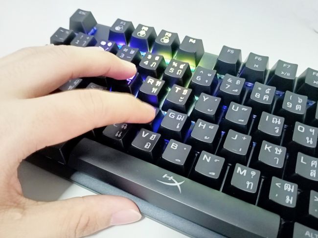[รีวิว] HyperX Alloy Origins คีย์บอร์ดเกมมิ่ง Blue Switch พร้อมไฟ RGB สุดหลากหลาย