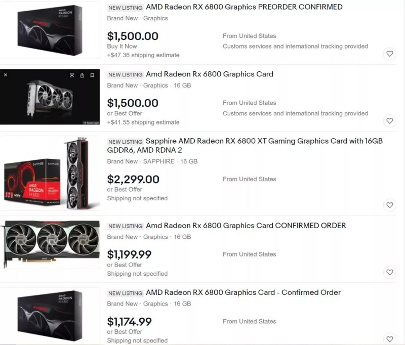 RX 6800 ของหมดลงอย่างรวดเร็วหลังวางขายไม่นาน 2 RX 6800 ของหมดลงอย่างรวดเร็วหลังวางขายไม่นาน