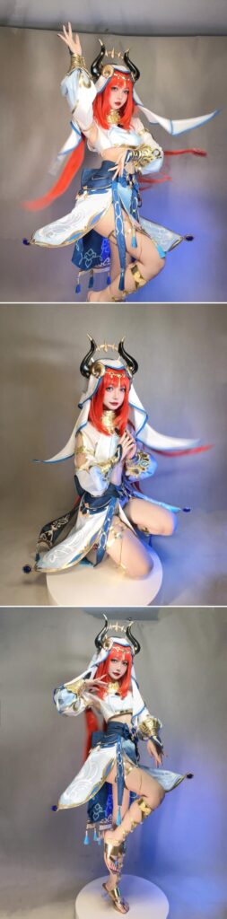 สาวจีนสุดแบ๊วแปลงโฉมเป็น Nilou จาก Genshin Impact 4 สาวจีนสุดแบ๊วแปลงโฉมเป็น Nilou จาก Genshin Impact