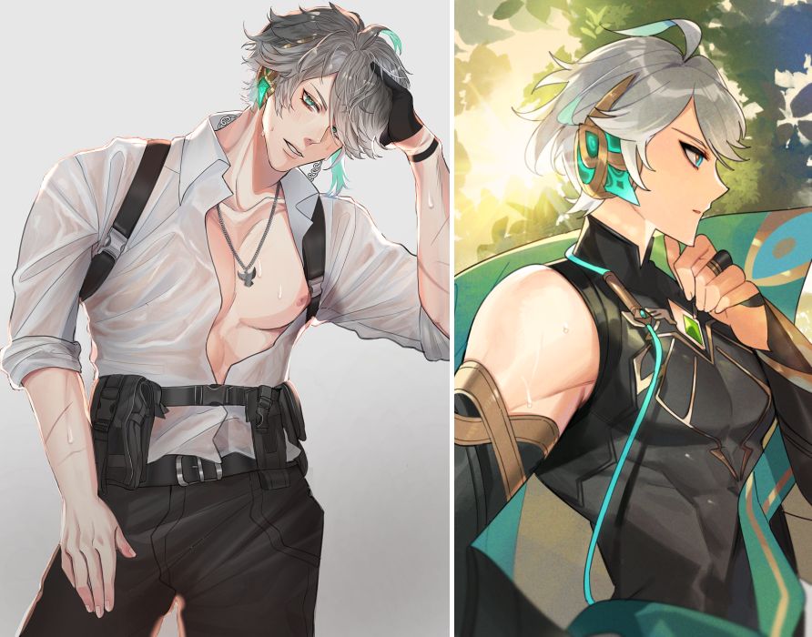 รวมแฟนอาร์ต Alhaitham NPC ใน Genshin Impact ที่ทำแฟนเกมใจเกเรกันมากมาย 4 รวมแฟนอาร์ต Alhaitham NPC ใน Genshin Impact ที่ทำแฟนเกมใจเกเรกันมากมาย