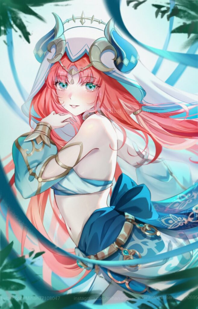 รวมผลงานแฟนอาร์ต Nilou จาก Genshin Impact 5 รวมผลงานแฟนอาร์ต Nilou จาก Genshin Impact