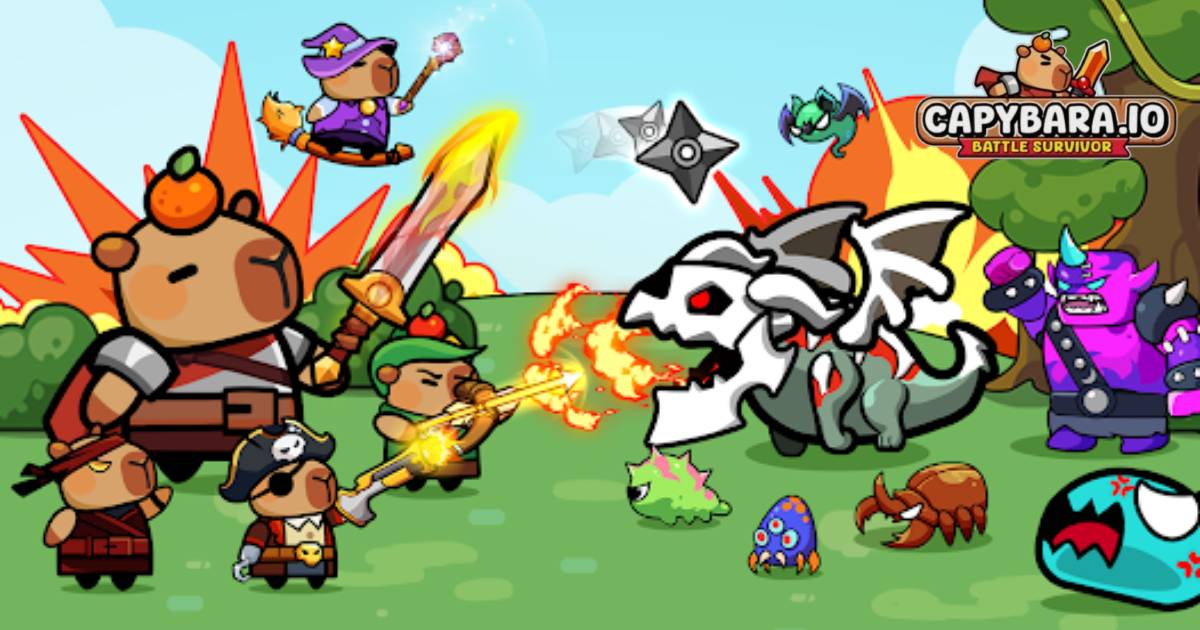 Capybara.io: Battle Survivor เปิดให้บริการบนสโตร์ไทยแล้ว 1 Capybara