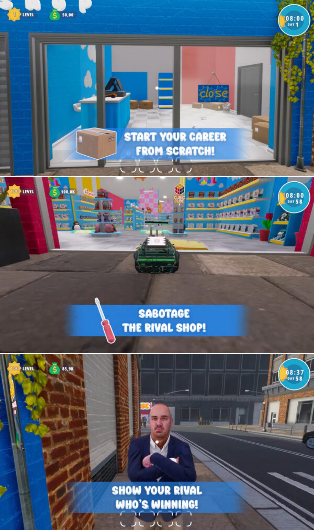 ปลดปล่อยจิตวิญญาณพ่อค้าแม่ค้า สร้างอาณาจักรของเล่นสุดมุ้งมิ้งใน Toy Shop Simulator 3 Toy Shop Simulator