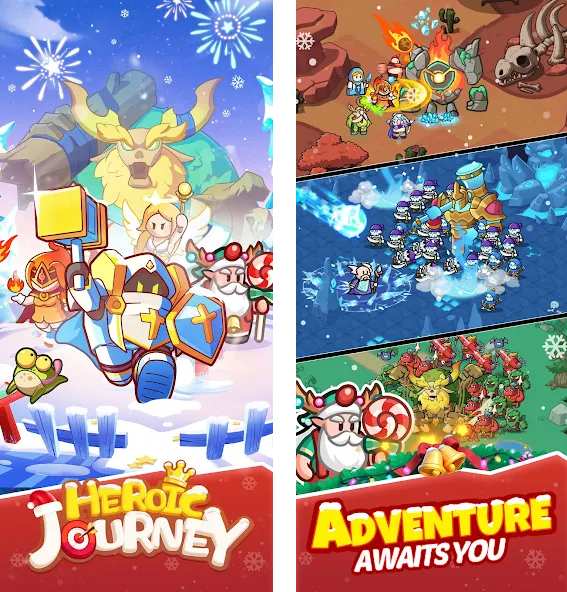 Heroic Journey เกมมือถือแฟนตาซี ผจญภัยไร้ขีดจำกัด ล่าบอส สะสมฮีโร่ สร้างตำนาน! 5 Heroic Journey