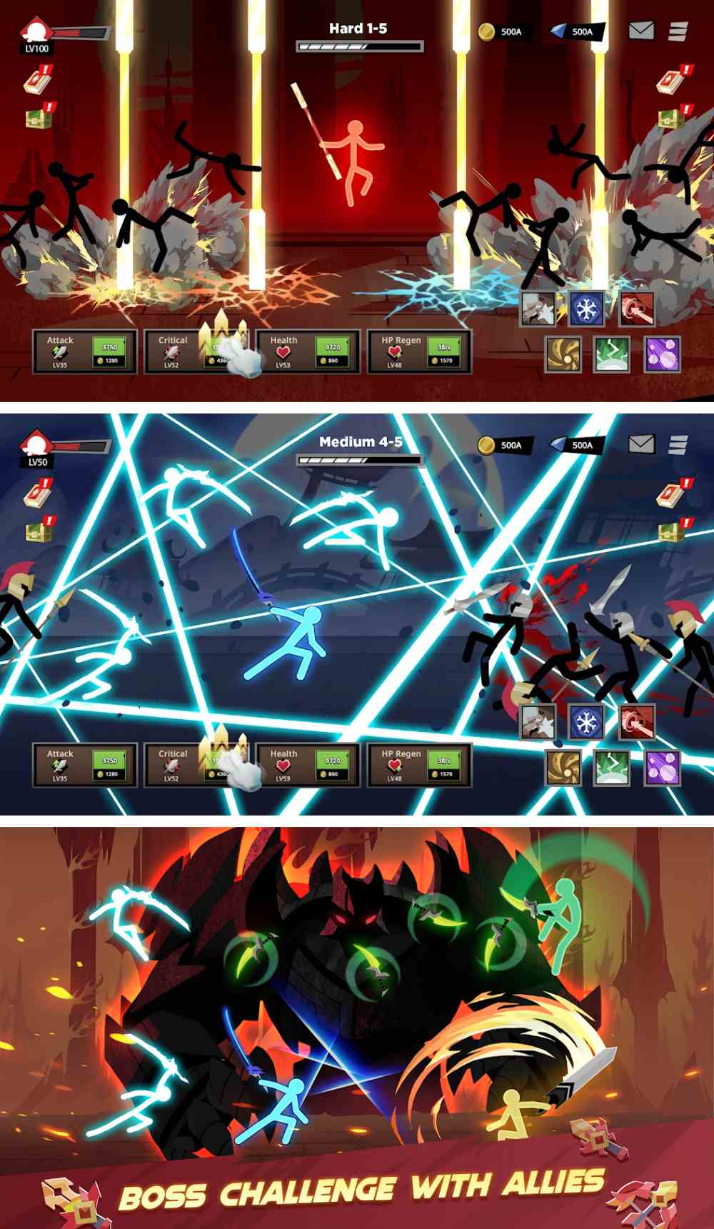 Stickman vs Monster เปิดให้บริการบนสโตร์ไทยแล้ว 4 Stickman vs Monster