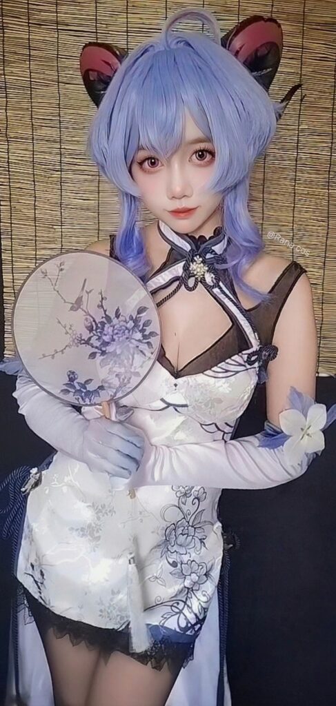 คอสเพลย์ Ganyu จาก Genshin Impact เวอร์ชั่นกี่เพ้า 3 Ganyu Genshin Impact Cosplay by Meawnam