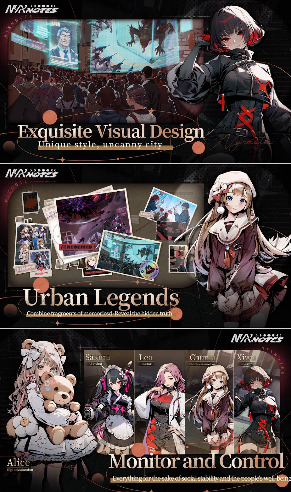 Nyx Notes เกมมือถือ Turn-base RPG ร่วมภารกิจไขปริศนาต่างมิติ! 4 Nyx Notes