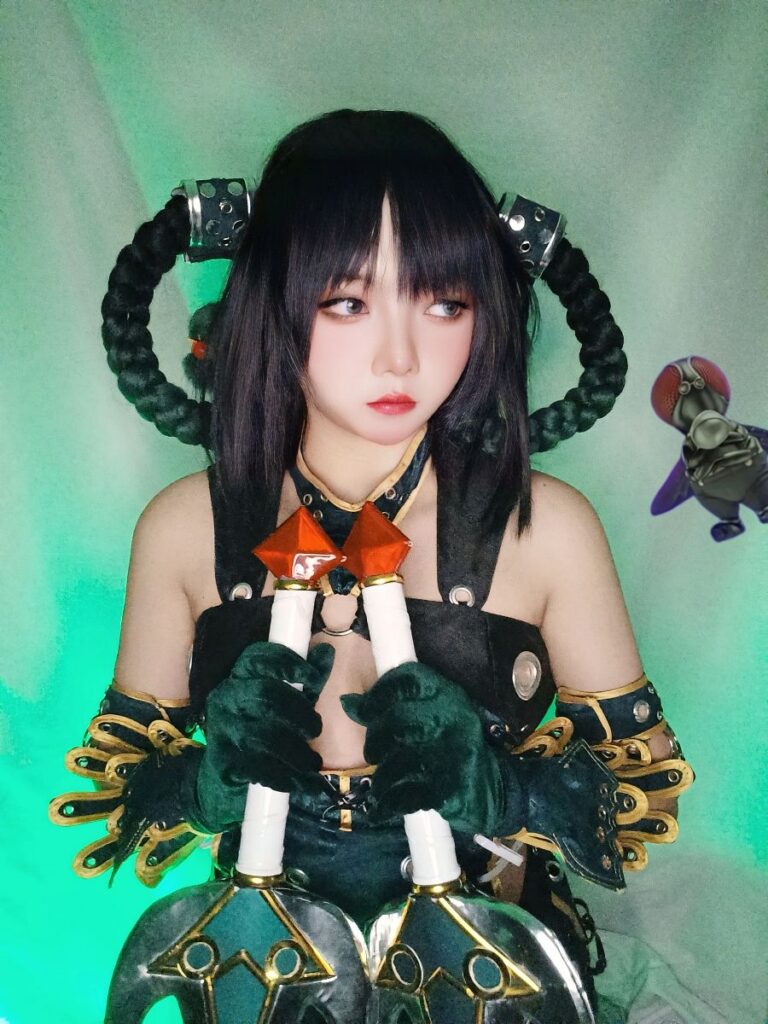 คุณแป้งแปลงโฉมเป็น Mele จาก Juken Sentai Gekiranger 7 Mel Juken Sentai Gekiranger Cosplay by Pang
