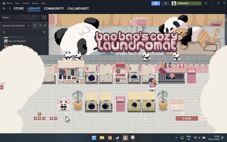 Bao Bao's Cozy Laundromat เกมบริหารร้านซักรีดเล่นครึ่งจอได้พร้อมมีภาษาไทย 3 Baobao's Cozy Laundromat Announced