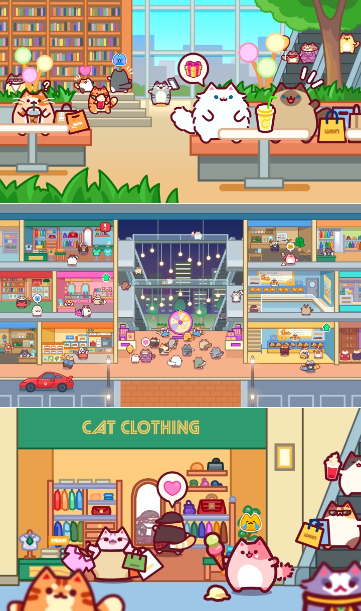 Cat Mall: Idle Shopping Tycoon เปิดให้ลงทะเบียนล่วงหน้าบนสโตร์ไทยแล้ว 5 Cat Mall