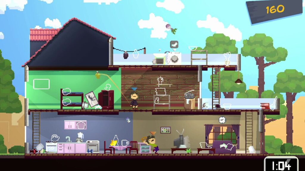 Dad's Coming เกม Co-op กับเพื่อนรีบเก็บบ้านก่อนโดนฟาดก้นลาย!
