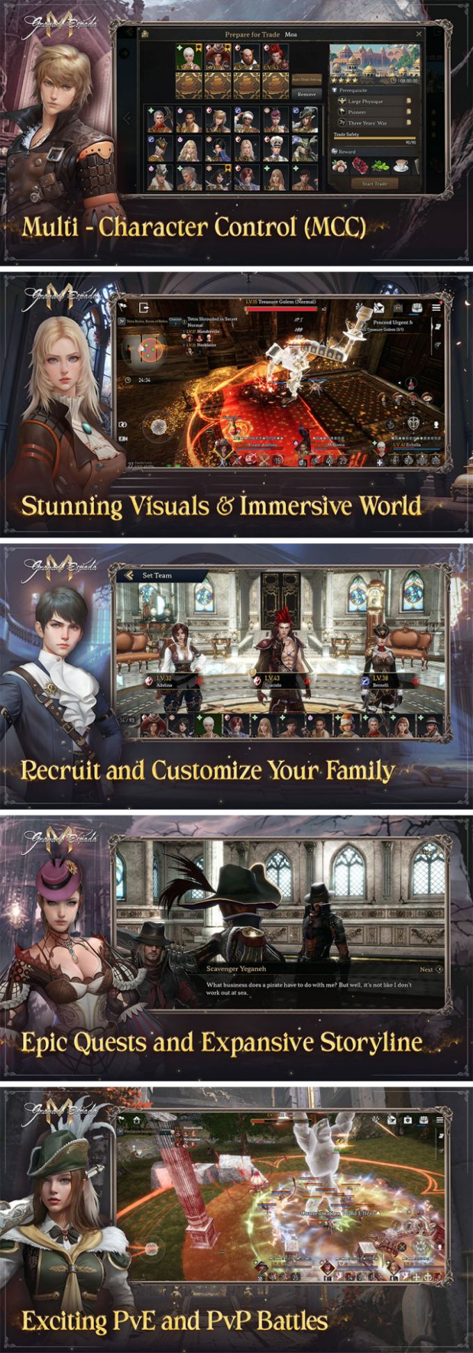 Granado Espada M เกมมือถือ MMORPG จาก IP ชื่อดัง เตรียมเปิด CBT เวอร์ชั่น ENG. ในโซน SEA 3 Granado Espada M เกมมือถือ MMORPG จาก IP ชื่อดัง เตรียมเปิด CBT เวอร์ชั่น ENG. ในโซน SEA